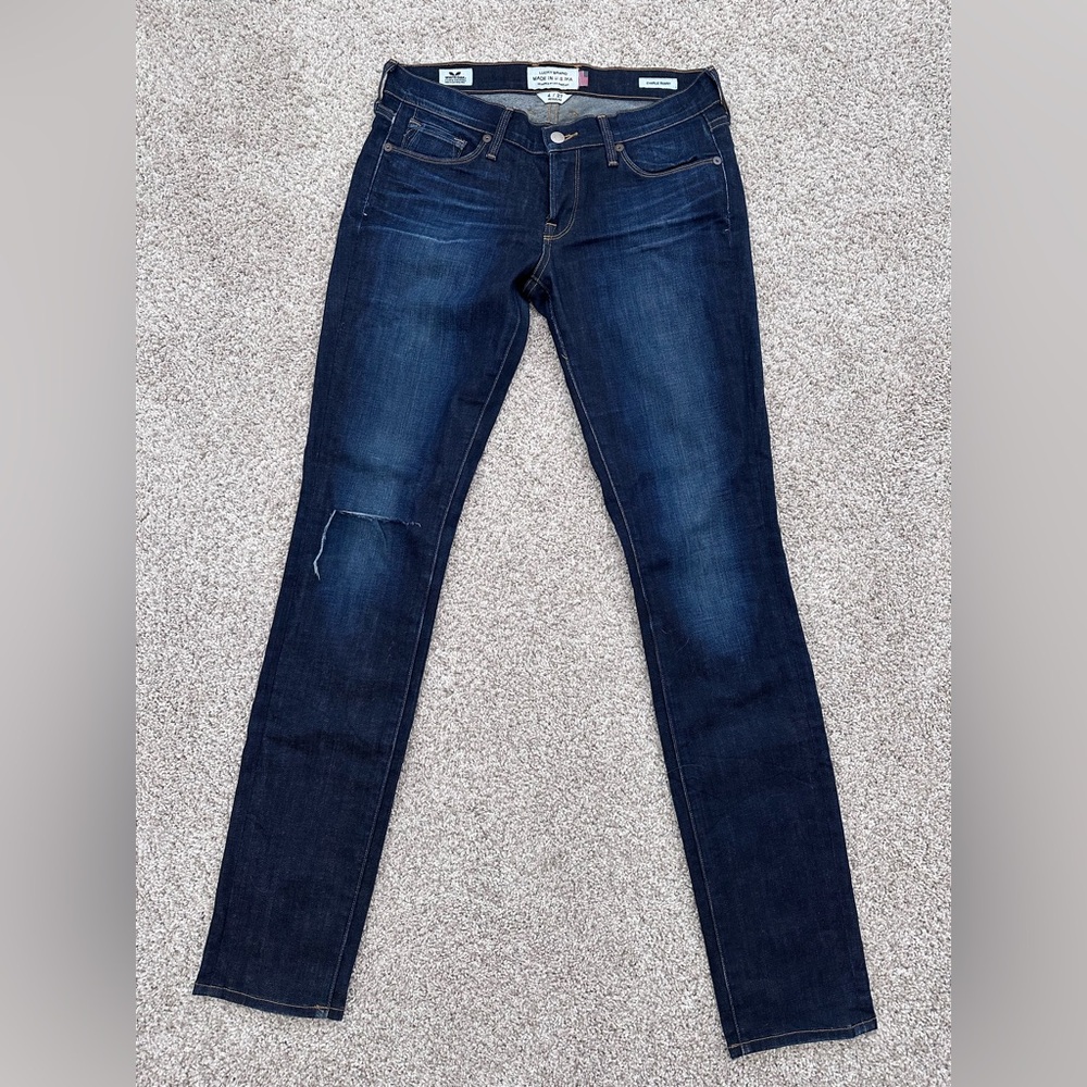 Lucky Brand Women’s Dark Blue Skinny Jeans